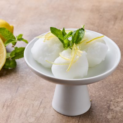 Lemon sorbet
